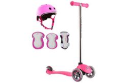 Globber Helmet & Pads Bundle - Pink